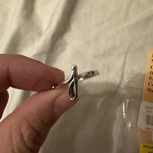 James Avery J initial ring size 7